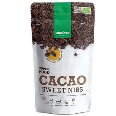 Caramelized cocoa nibs