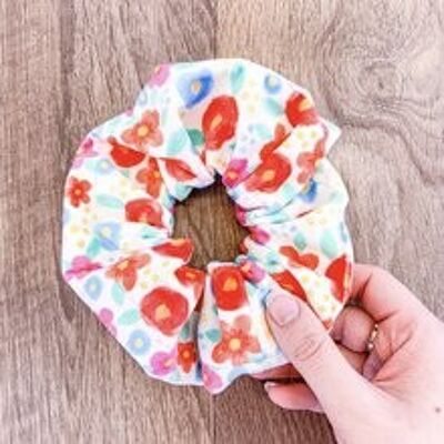 Scrunchie floreale jumbo