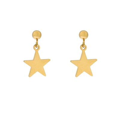 ORECCHINI BORCHIE CHARM STELLA - ORO