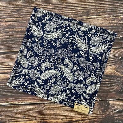 Navy Paisley