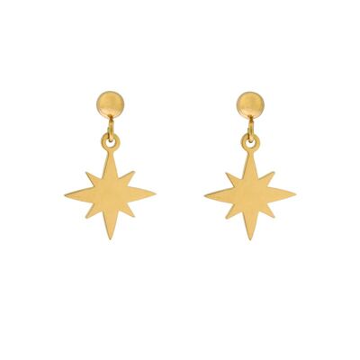 CHARM ORECCHINI BORCHIE NORTHSTAR - ORO