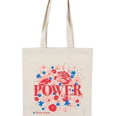 Flower-Power-Einkaufstasche