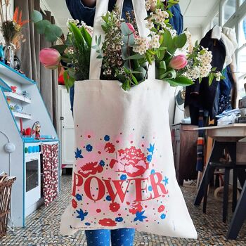 Tote bag Flower Power 2