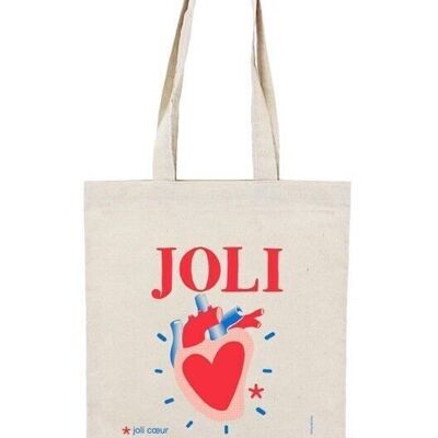 Pretty Heart Tote Bag