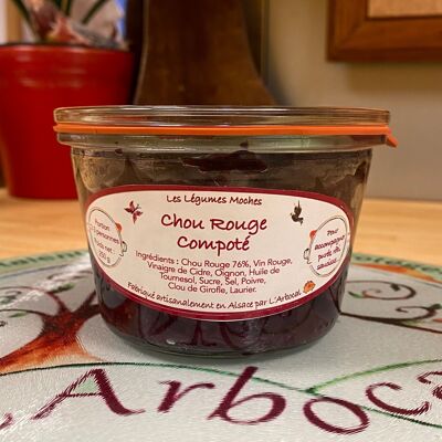 Red cabbage compote