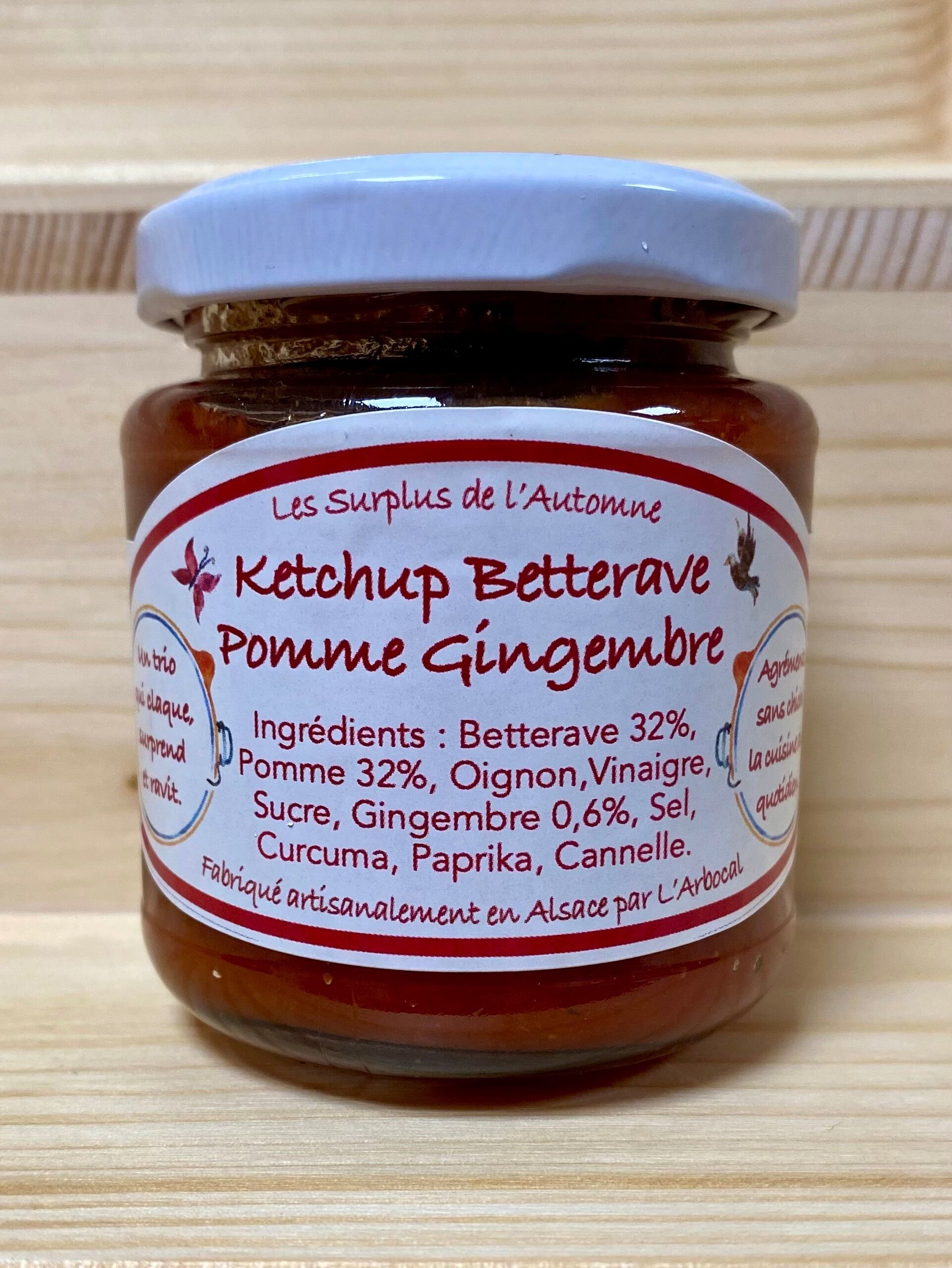 Beet Apple Ginger Ketchup