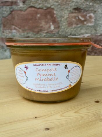 Compote Pomme Mirabelle 1