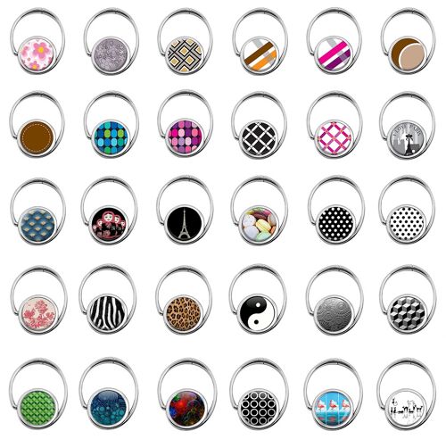 Lot de 60 accroche-sacs pliables (porte-sac à main)