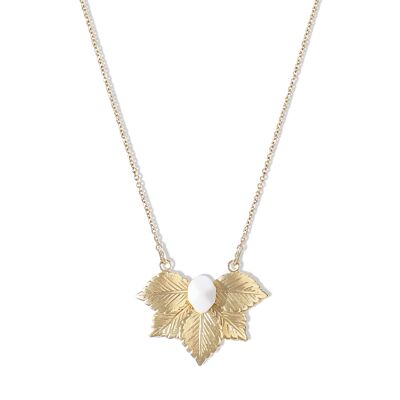 Sunset leaf necklace #2