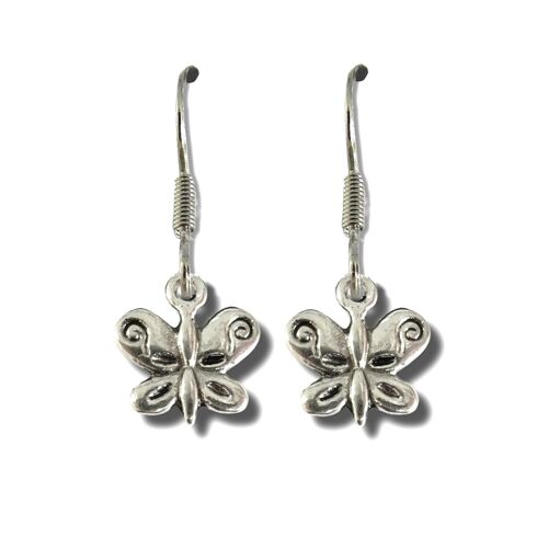 Butterfly Drop Earrings