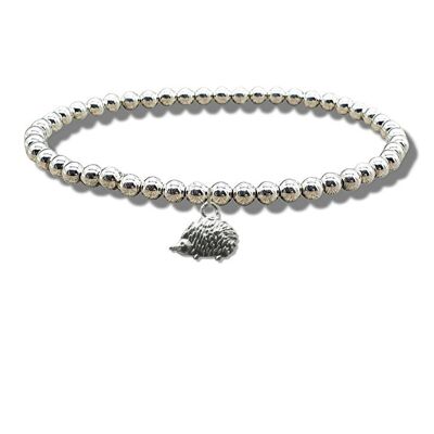 Igel-Silber-Perlen-Armband