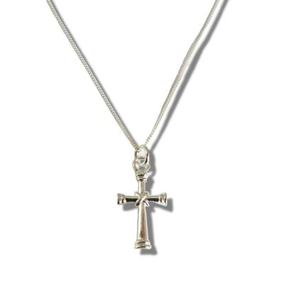 Kreuz-Silber-Halskette