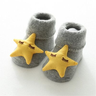 Sleepy Star Baby Socks