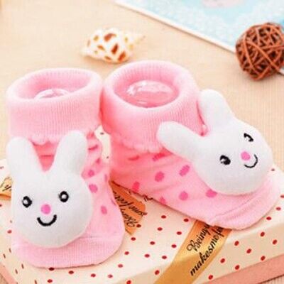 Bunny Polka Baby Socks