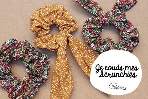 Kit DIY Couture Scrunchies Amandier