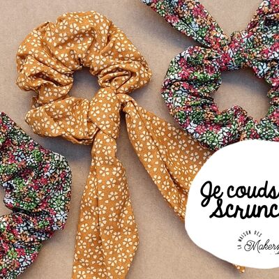 Kit DIY Couture Scrunchies Amandier