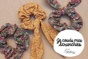 Kit DIY Couture Scrunchies Amandier 1