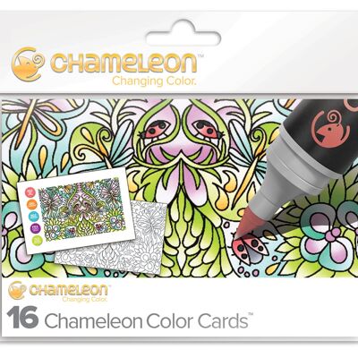 CHAMELEON PENS COLORING CARDS - IMAGE REFLECTIONS THEME