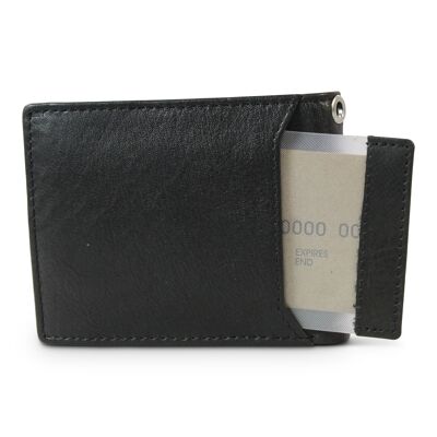Portefeuille pour hommes Safekeepers - Cuir compact - Noir