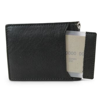 Portefeuille pour hommes Safekeepers - Cuir compact - Noir 1