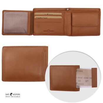 Portefeuille homme - Compact - portefeuille homme - RFID - Cuir 12