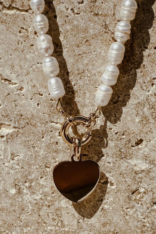 Collier White Pearl