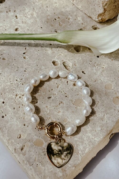 Bracelet White Pearl