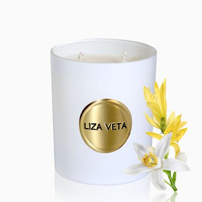 Vela Perfumada Neroli & Ylang-Ylang - Blanco Mate