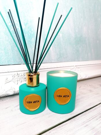 Bougie Parfumée Lavande - Turquoise Mat 3