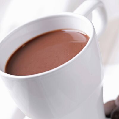 Miscela di cioccolato bianco caldo al cacao