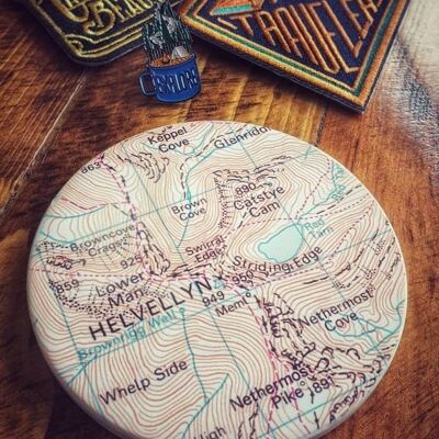 Ceramic Map Coaster, Personalised Location Coaster, Bespoke Drinks Coaster, Anniversary Gift,First Home Gift, Worldwide Locations Available