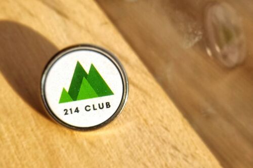 214 Wainwright Club Pin Badge, Mountain Achievement Badge, Hiking Lapel Pin, Lake District Gift.