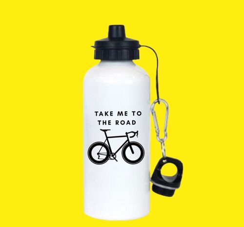 Aluminium Cycling Water Bottle. Road Bike Bottle, Cycling Gift, Bike Gift.