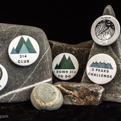 Mountain Achievement Badge. Climbing,mountains,personalised,gift,keepsake,scouts,collect,unisex,rucksack,outdoors, fathers day