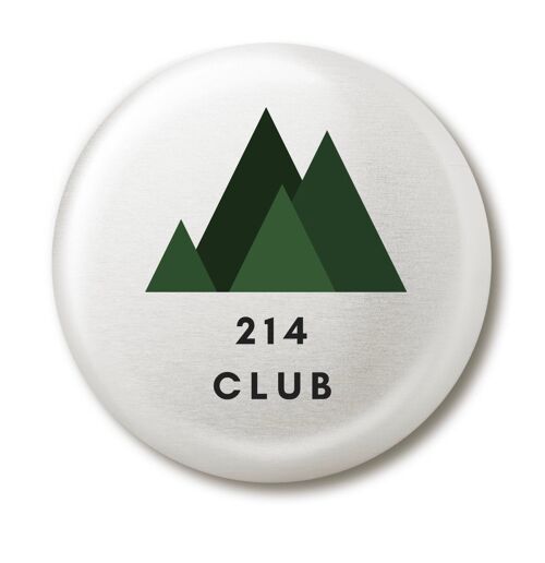 214 Wainwright Club Badge. Fell Walking Achievement Badge, Mountaineering Pin Badge, Lake District Gift.