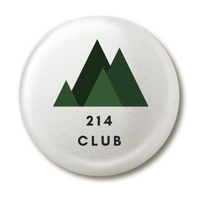 214 Insignia del Club Wainwright. Insignia de logro de caminata de Fell, insignia de pin de alpinismo, regalo del Distrito de los Lagos.