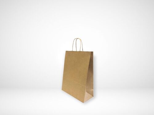 Brown Paper bags A 5  Twisted paper Handles  - 18x8x24