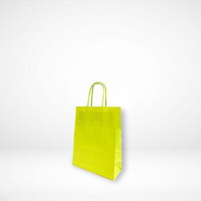 A5 Colour Paper bags Twisted paper Handles  - 18x8x24
