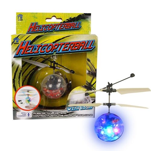 Helicopter Ball mit Licht, Flying Ball with Light