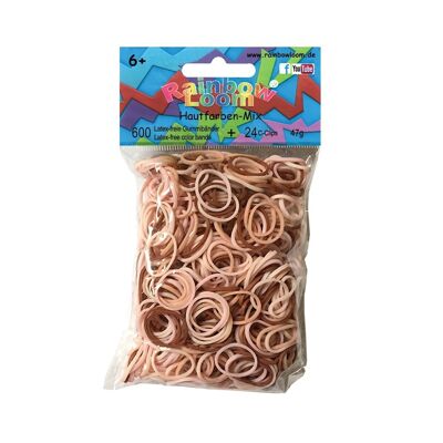 Rainbow Loom® Gummibänder Hautfarben, Loom Bands