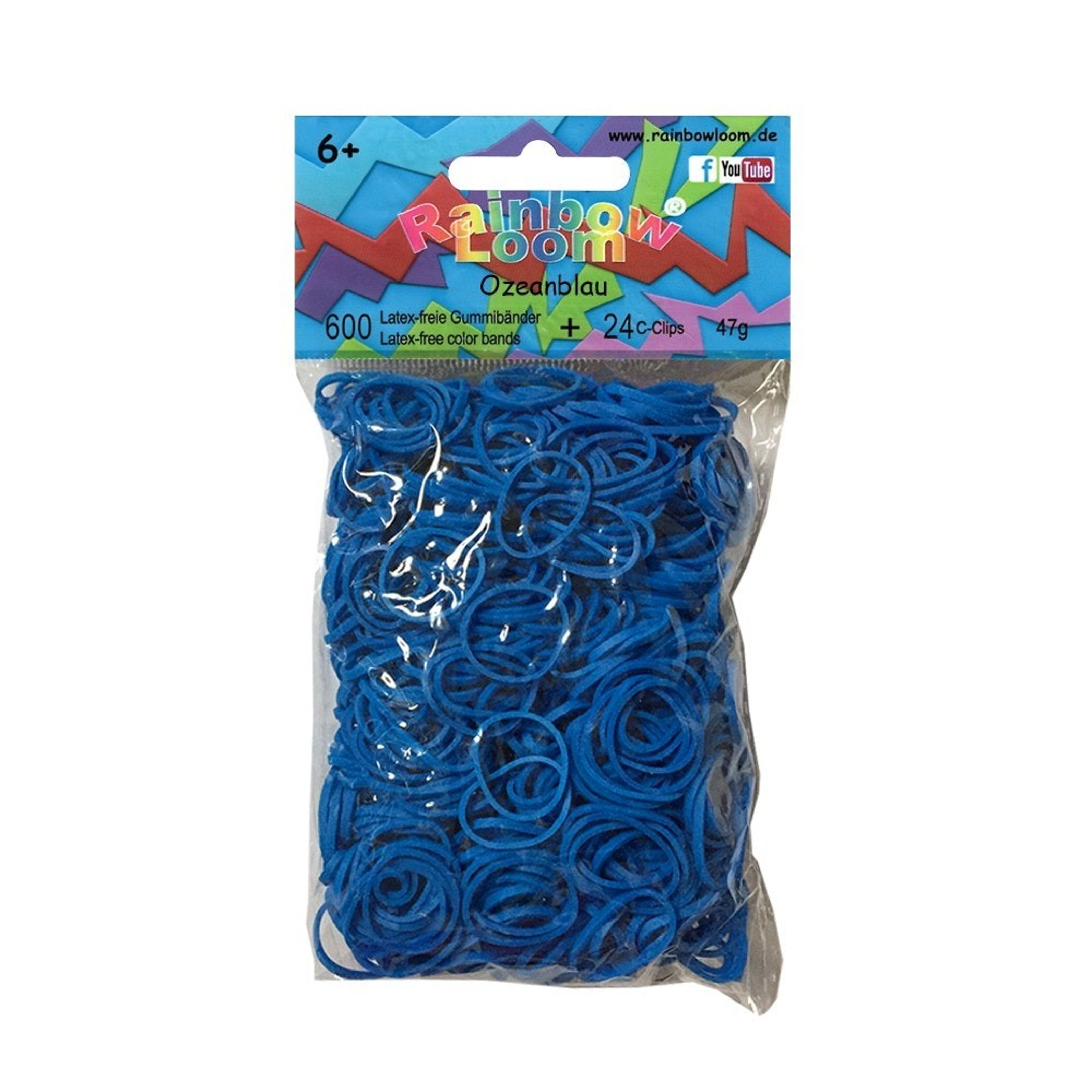 Rainbow Loom® Authentic Rubber Bands, Ocean Blue and Pink Set of