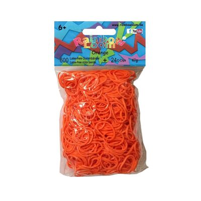 Rainbow Loom® Élastiques Orange, Bandes Loom