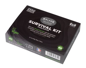 Solid Cosmetic Trial Kit for Men "Survival Kit for men" 4