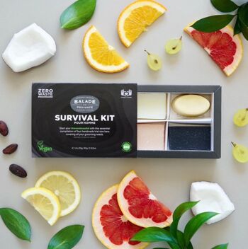 Solid Cosmetic Trial Kit for Men "Survival Kit for men" 1