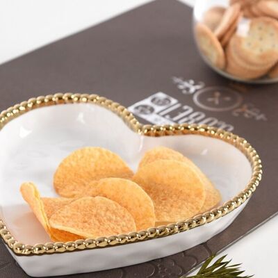 Love is in the Air - Small Heart Plate (CER2642WG)