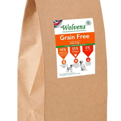 Wolvens Grain Free Dog Food. Chicken - 15kg