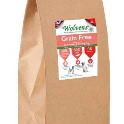 Wolvens Grain Free Dog Food. Salmon - 15kg