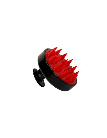 Brosse stimulante & massante noir/rouge