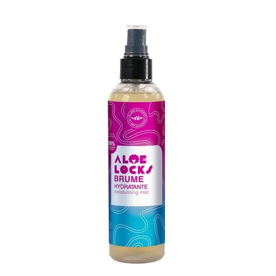 Feuchtigkeitsspendender und erfrischender Nebel – ALOE LOCKS – 250 ml – 95 % natürliche Inhaltsstoffe