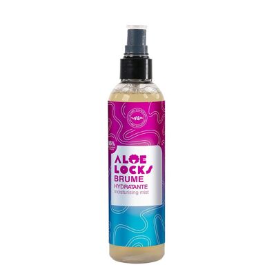 Moisturizing and Refreshing Mist - ALOE LOCKS - 250 ml-95% natural ingredients